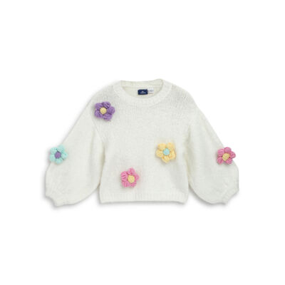 Girls Bronze Embellished Pullover